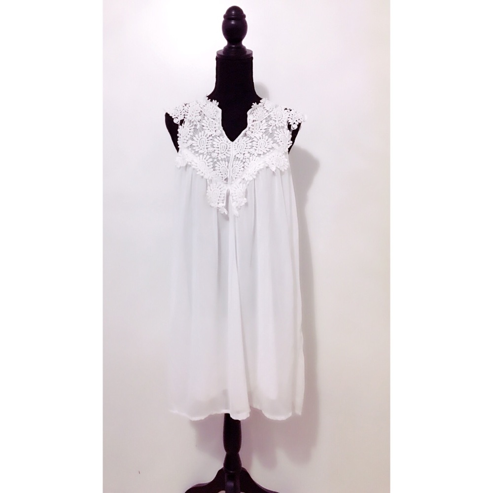 NWOT Lace Boho Beach Dress (S) 👗